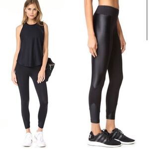 Koral | Curve Mid Rise Crop Leggings Black Size XS